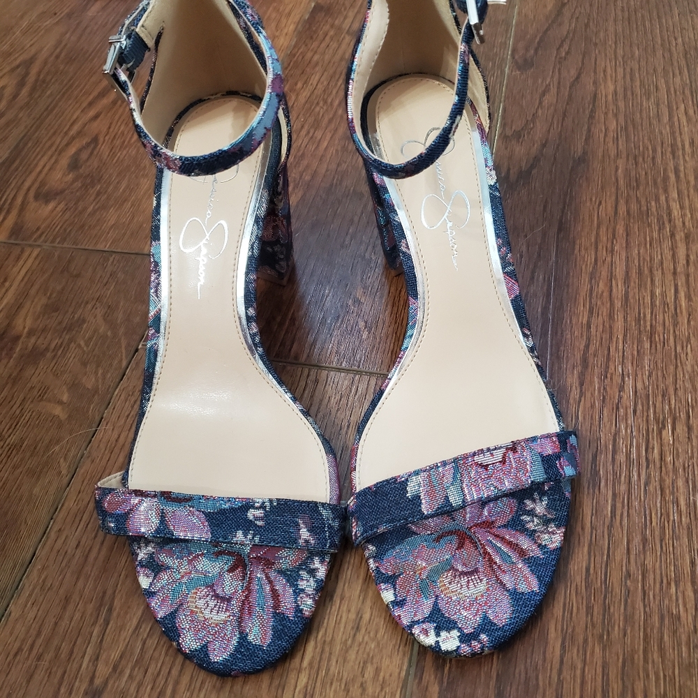 Jessica Simpson Floral Heels
